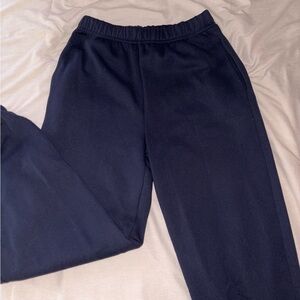 Navy blue sweatpants